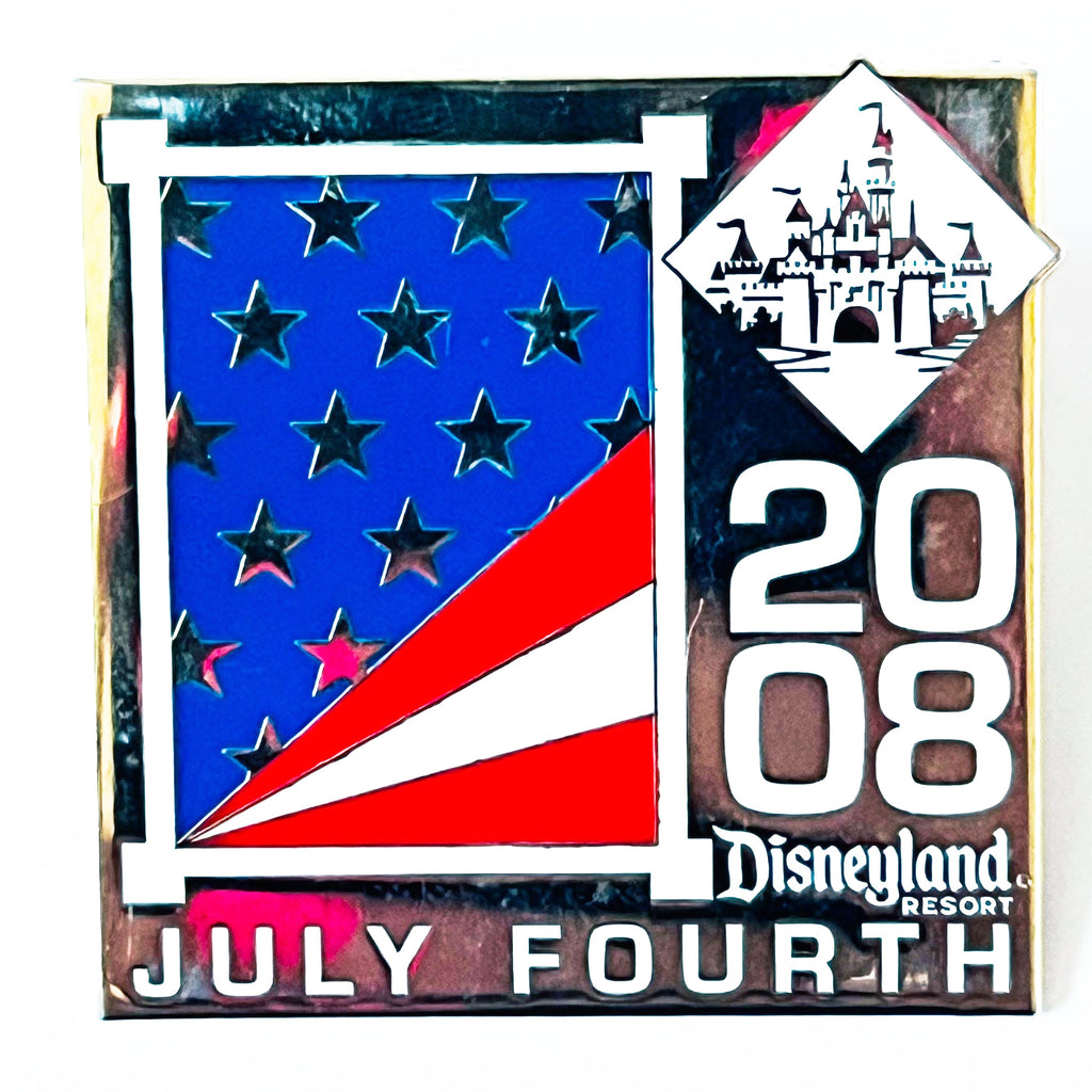 Disney Cast Exclusive Holiday Series 2008 Fourth Of July Patriotic Pin