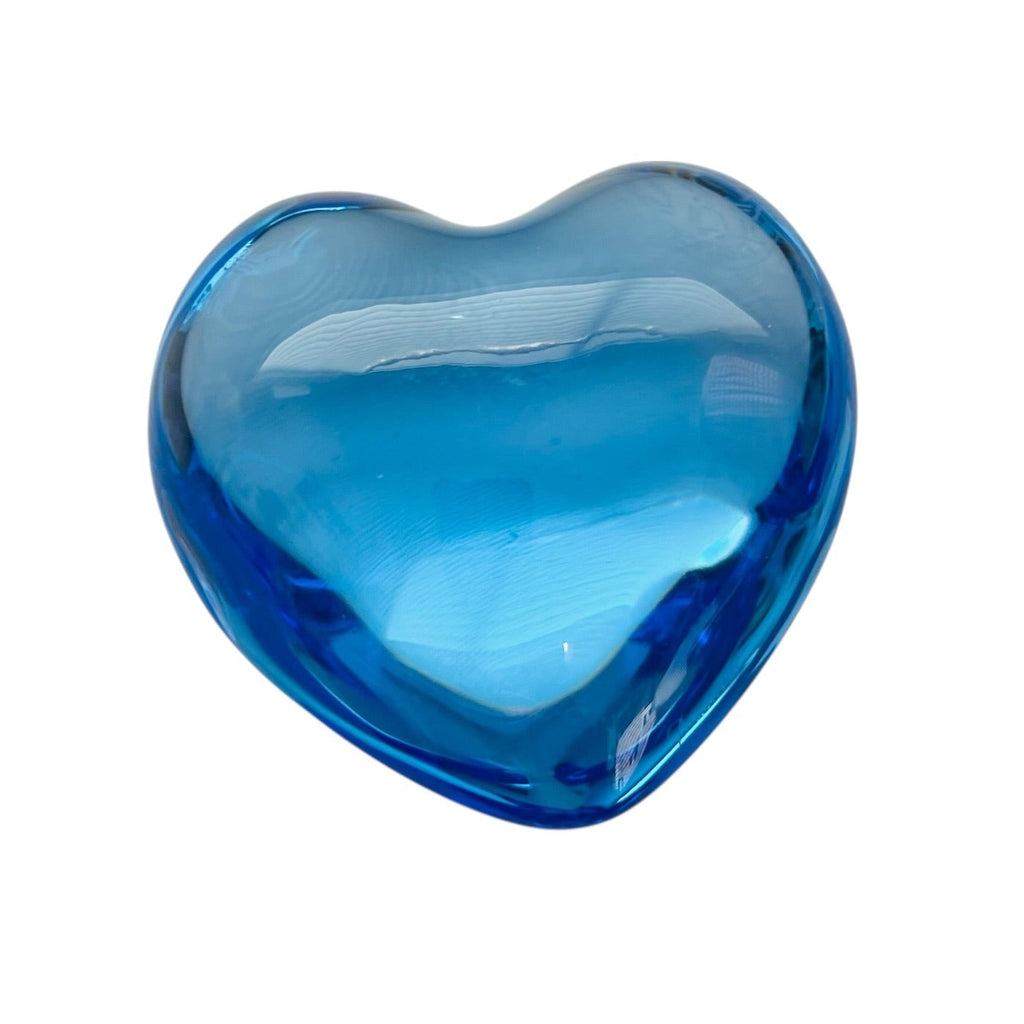 Baccarat Crystal Puffed Heart Paperweight