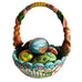 Vintage Jim Shore Heartwood Creek Hunting Eggs Finding Joy Basket