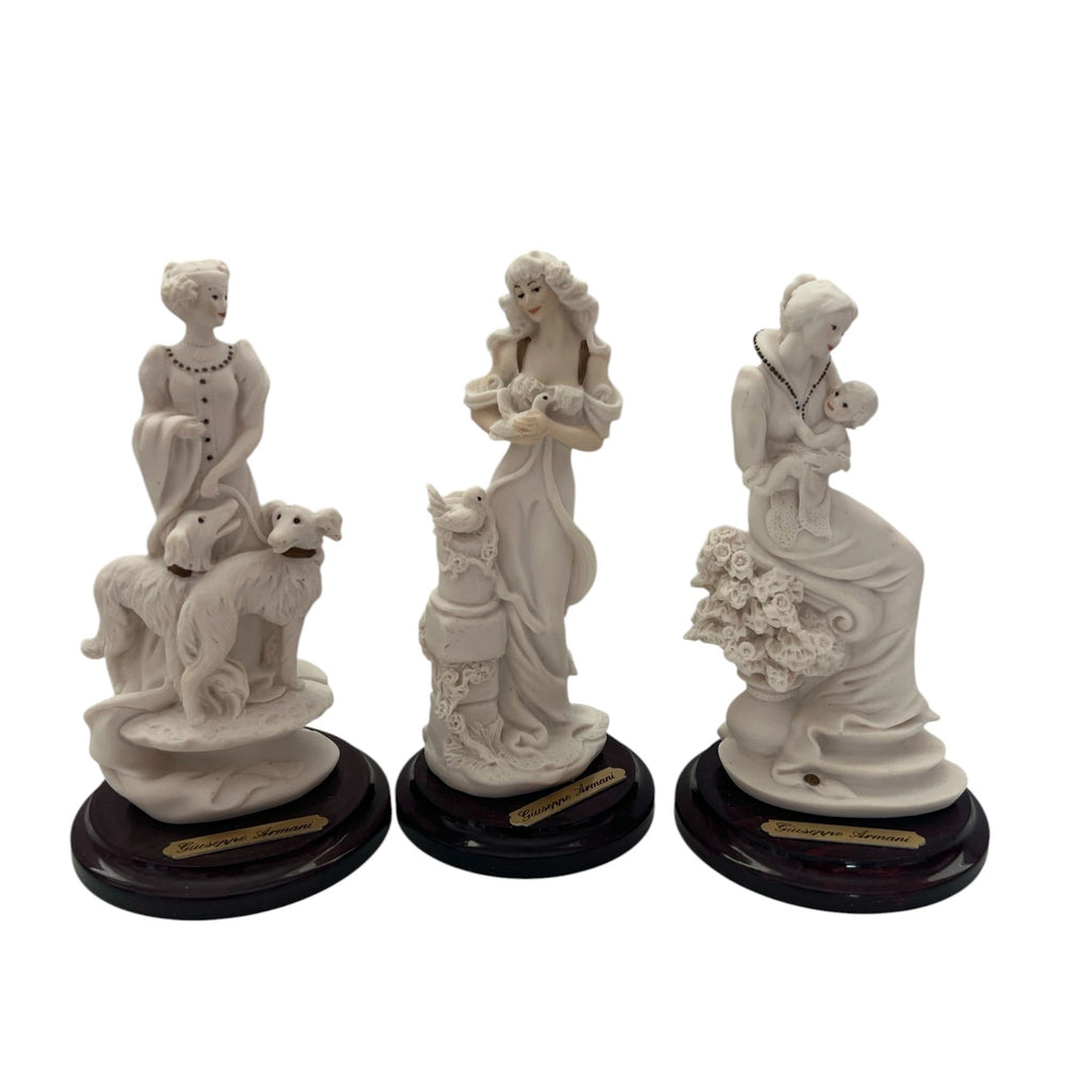 Vintage Giuseppe Armani Florence Italy Figurine Statue Lot of 3