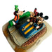Vintage Walt Disney Company Ron Lee Mickey Minnie Mouse In Car Goofy Sculpture