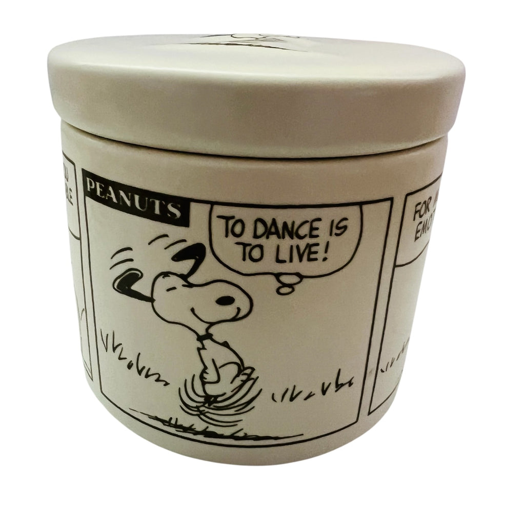 Hallmark Peanuts Snoopy Comic Strip Ceramic Box New