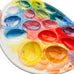 Anthropologie Rainbow Deviled Egg Platter