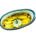Robert Held Art Red Poppies Amber Blue Glass Signed Vase