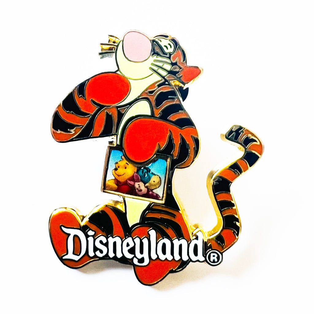 Disneyland Tigger Holding Pictures of His Friends Pin