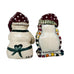 Vintage Blue Sky Heather Goldminc Gingerbread  Snowman Salt Pepper Shakers