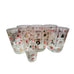Vintage Culver 'Christmas Potpourri' Collection Set of 6 Glasses 1 Shot Glass