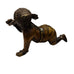 Vintage Brass Ganesh Crawling Statue Figure