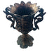 Antique Ornate Patina Double Handled Vase