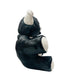 Vintage 1973 Bear Black & White Coin Bank