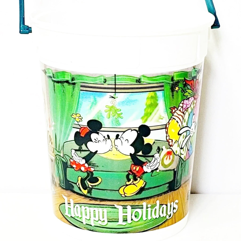 Disneyland Park Happy Holidays Souvenir Disney Popcorn Bucket