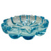 Vintage Fostoria Blossom Blue Glass Ashtray