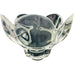 Vintage Orrefors Clear Crystal Lotus Flower Footed Dish Bowl