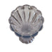 Vintage Fluted Silhoutte Clear Glass Bud Vase