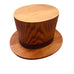 Vintage Alan Bradstreet N. Pownal Maine Wooden Top Hat