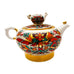 Vintage Russia St. Petersburg Floral Teapot with Gold Accents