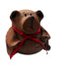 Vintage Sir Mud Clay Heart Trinket Bear