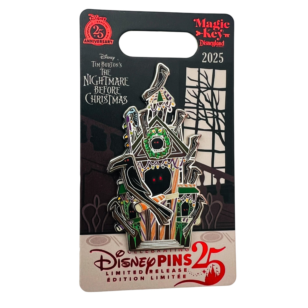 Disney NBC Jack Skellington's House with Crows MagicKey Exclusive Limited Release Pin