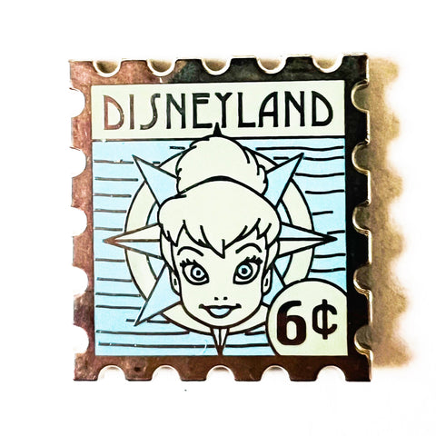 Disneyland Tinkerbell 6 Cent Stamp Resort Hotel Hidden Mickey Series Pin