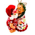 Vintage Island Heritage Hawaiian Kissing Santa Mrs Claus Christmas Ornament