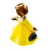 Vintage Josef Originals Tennis Player Angel JAPAN Yellow Dress Racket Figurine