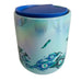 Starbucks Christmas Holiday Iridescent Peacock Ceramic Cup with Lid
