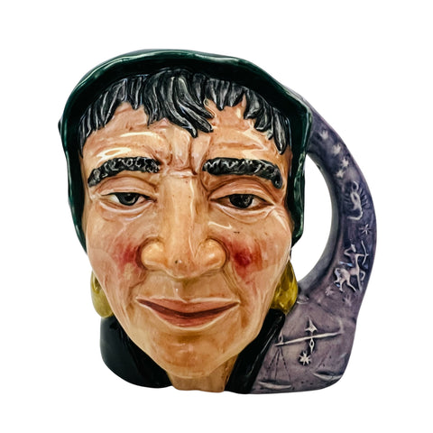 Vintage 1958 Royal Doulton Character The Fortune Teller Jug Mug