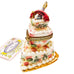 Vintage Heather Goldminc 2002 Blue Sky Clayworks Wishing Cake Hinged Trinket
