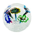 Vintage Murano Floral  Art Glass Paperweight