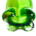 Cranberry Emerald Green Blown Glass Art Glass Vase