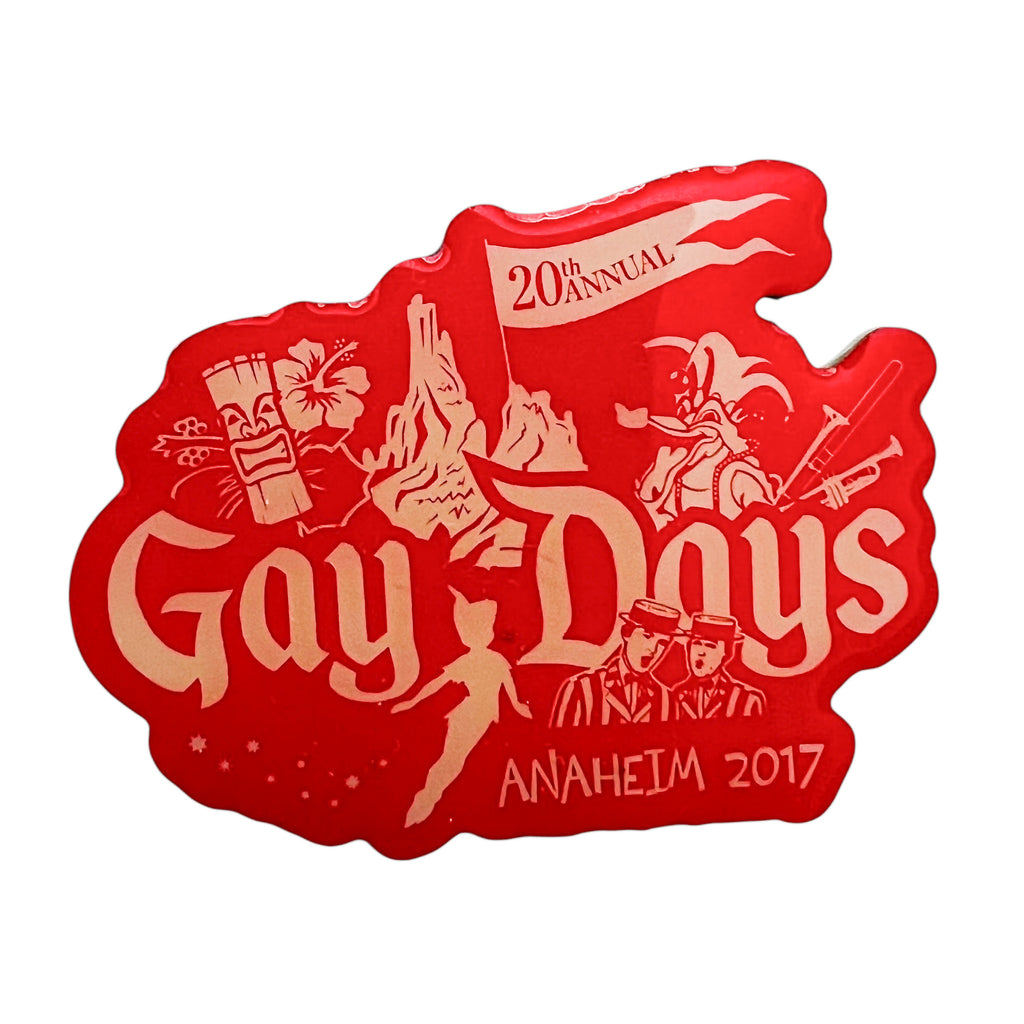 Gay Days 20th Anniversary Event 2017 Anaheim Pin