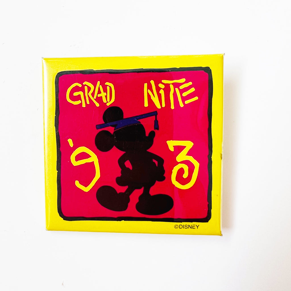 Disneyland Grad Nite 1993 Pinback Button