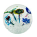 Vintage Murano Floral  Art Glass Paperweight