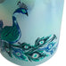 Starbucks Christmas Holiday Iridescent Peacock Ceramic Cup with Lid