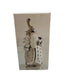 Vintage Pier 1 Imports Pere Noel Silver Porcelain Santa Claus Figurine