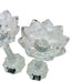 Mikasa Clear Crystal Royal Crown Candle Slovenia Holders -Pair