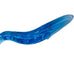 Vintage Art Glass Blue Eel Sculpture