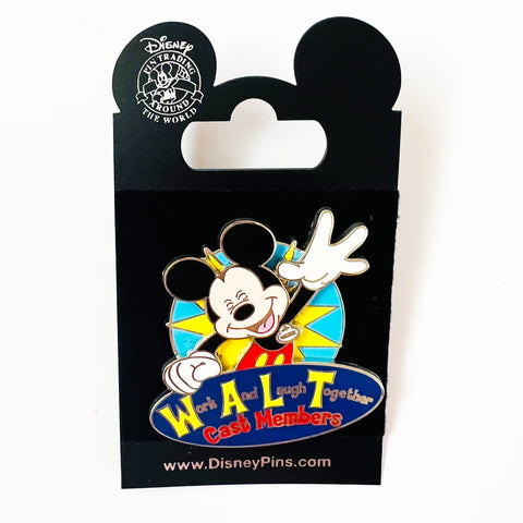 Disney Cast Exclusive W.A.L.T. Work and Laugh Together Mickey Mouse Pin