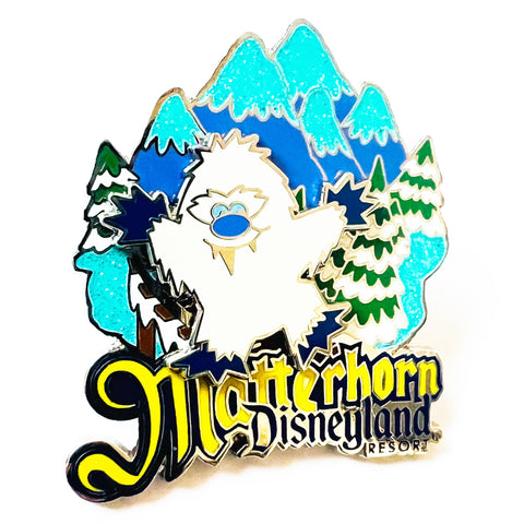 Disney Abomnable Snowman Yeti Expedition Everest Mountain Slider Pin