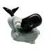Vintage Whale Ocean Wave Ceramic Figurine