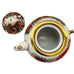 Vintage Russia St. Petersburg Floral Teapot with Gold Accents
