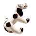 Vintage Hound Dog Spotted Side Slant Pottery Figurine