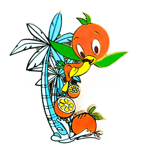 Disney Orange Bird On A Palm Tree Pin
