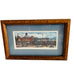 Vintage 1979 Merry Go Round Santa Monica Pier Tom Brittain Signed Wood Framed