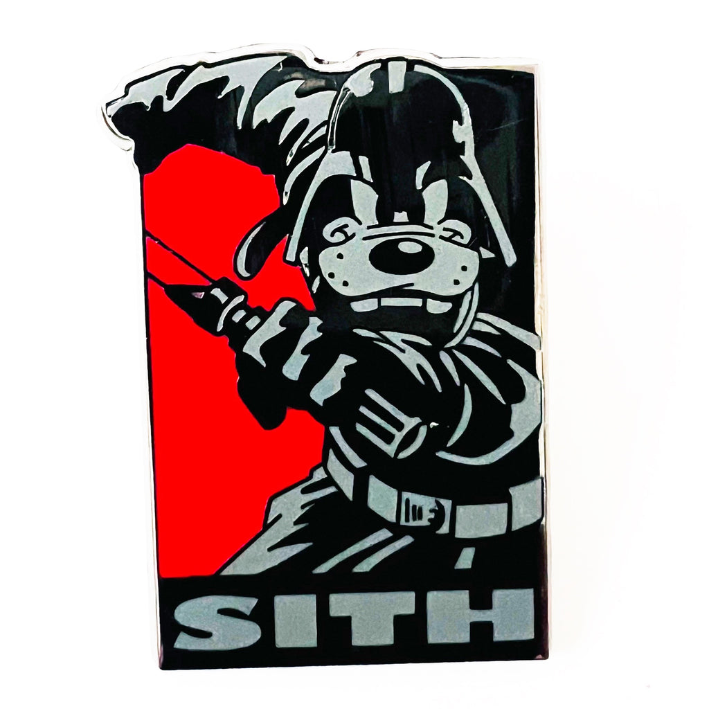 Disney Star Wars Characters Heroes vs Villains Darth Vader Goofy Pin