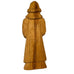 Vintage Hand Carved Wooden Bearded Man Figure