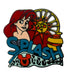 Disney DLR Hotel Ariel Princess Little Mermaid Splash Hidden Mickey Pin