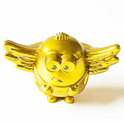 Minion Action Figure Gold Angel Wings 2.5" McDonald's Despicable Me Rise of Gru