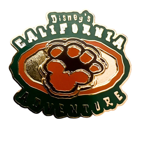 Disney’s California Adventure DCA Bear Paw Print Mickey Icon Pin