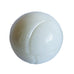 Vintage Anchor Hocking Milk Glass White Baseball Trinket Box Covered Jar Lid